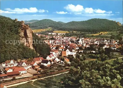 Dahn Panorama mit Jungfernsprung Kat. Dahn