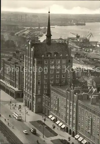 Rostock Mecklenburg Vorpommern Hochhaus Lange Strasse Kat. Rostock