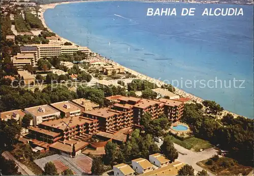 Alcudia Mallorca Bahia de Alcudia Fliegeraufnahme Kat. Spanien