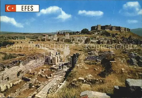 Efes General view St John Church Kat. Tuerkei