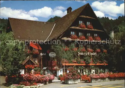 Merlischachen Restaurant Swiss Chalet  Kat. Merlischachen