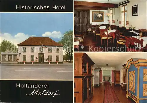 Meldorf Historisches Hotel Hollaenderei  Kat. Meldorf