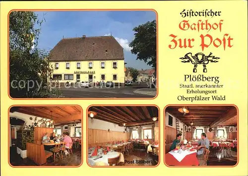 Ploessberg Oberpfalz Gasthof Zur Post  Kat. Ploessberg