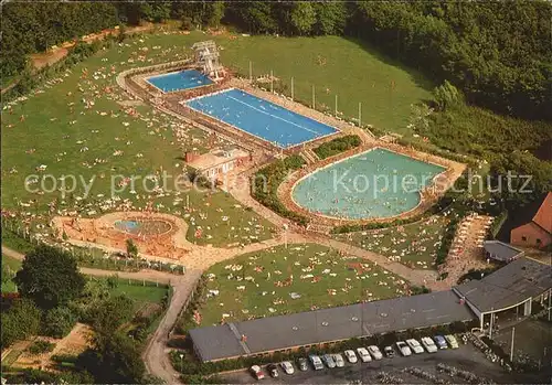 Itzehoe Freibad Klosterbrunnen Fliegeraufnahme Kat. Itzehoe