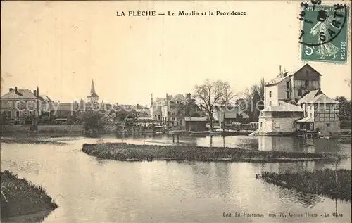 La Fleche Le Moulin et la Providence Kat. La Fleche