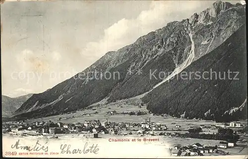 Chamonix et le Brevent Alpes Kat. Chamonix Mont Blanc