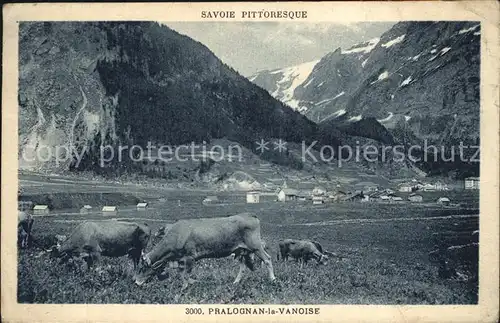 Pralognan la Vanoise Panorama Alpes des vaches Collection Savoie pittoresque Kat. Pralognan la Vanoise