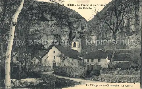 Saint Christophe Chambery La Grotte Tunnel et les Grottes des Echelles Kat. Saint Christophe