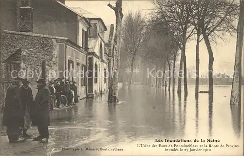 Paris Inondations de la Seine Hochwasser Katastrophe Kat. Paris