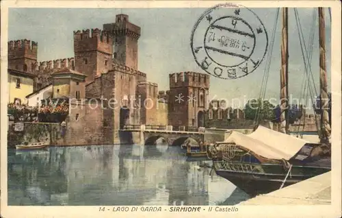 Sirmione Lago di Garda Il Castello Kat. Italien