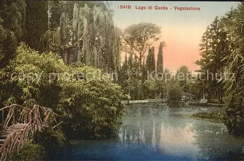 Lago di Garda Vegetazione Kat. Italien