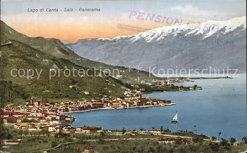 Salo Lago di Garda Panorama Kat. 