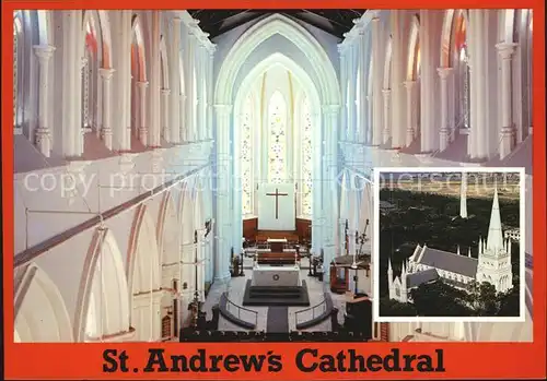 Singapore St Andrews Cathedral Interior Kat. Singapore