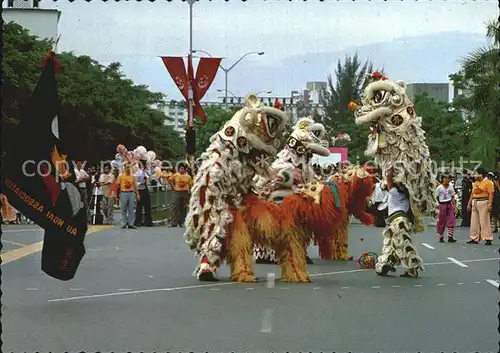 Singapore The Chinese Lion Dance Kat. Singapore