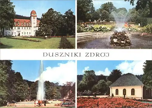 Duszniki Zdroj Zaklad Przyrodoleczniczy Park zdrojowy Teatr im Fryderyka Chopina Kat. Polen