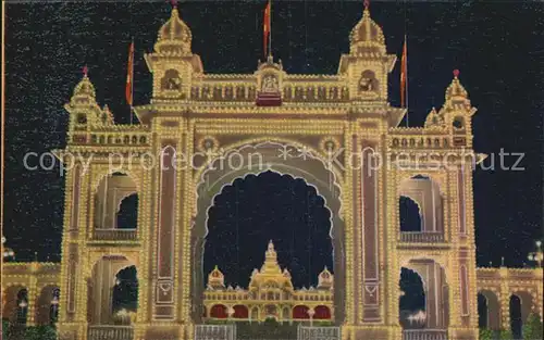 Mysore Palace Front Gate Kat. Mysore