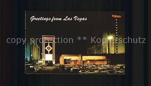 Las Vegas Nevada Maxim Hotel Casino Kat. Las Vegas