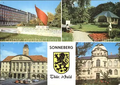 Sonneberg Thueringen Rathaus Spielzeugmuseum Kat. Sonneberg