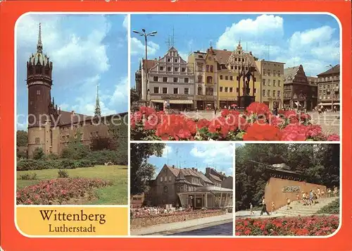 Wittenberg Lutherstadt Markt Schlossplatz  Kat. Wittenberg