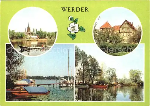 Werder Havel Altstadt Jugendherberge Seglerhafen Camping Kat. Werder