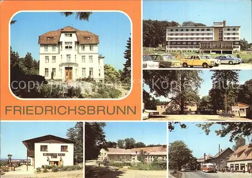 Friedrichsbrunn Harz Sanatorium Ernst Thaelmann Bettenhaus Kurt Dillge Klobenberg Baude Kat. Friedrichsbrunn