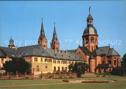 Seligenstadt Hessen Abtei Einhards Basilika Konventbau  Kat. Seligenstadt