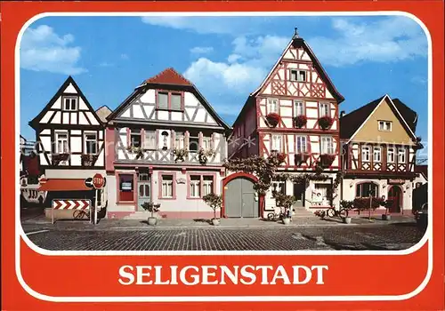 Seligenstadt Hessen Fachwerk Kat. Seligenstadt