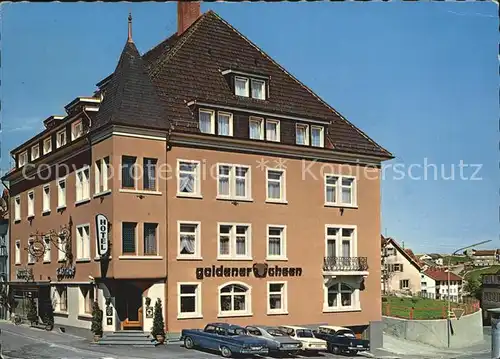 Stockach Baden Hotel Goldener Ochsen  Kat. Stockach