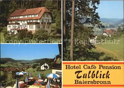 Baiersbronn Schwarzwald Hotel Talblick  Kat. Baiersbronn