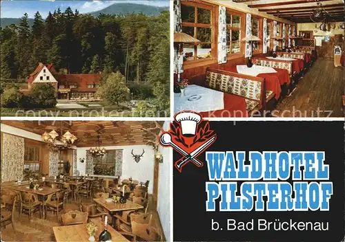Bad Brueckenau Waldhotel Pilsterhof  Kat. Bad Brueckenau