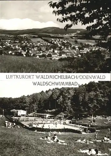 Waldmichelbach Waldschwimmbad  Kat. Wald Michelbach
