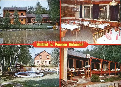 Schoenlind Weissenstadt Gasthof Birkenhof  Kat. Weissenstadt