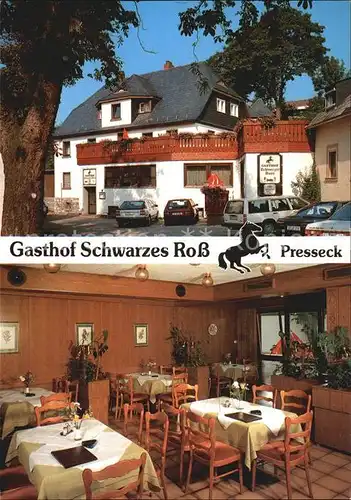 Presseck Gasthof Schwarzes Ross  Kat. Presseck