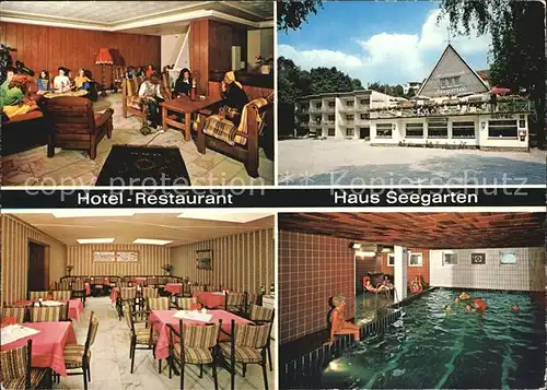 Langscheid Sorpesee Hotel Haus Seegarten  Kat. Sundern (Sauerland)