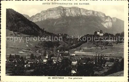 Menthonnex sous Clermont Vue generale Alpes Kat. Menthonnex sous Clermont