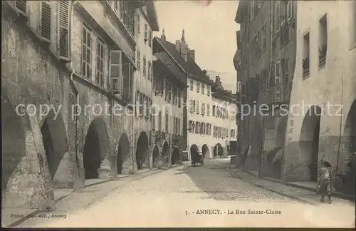 Annecy Haute Savoie Rue Sainte Claire Kat. Annecy