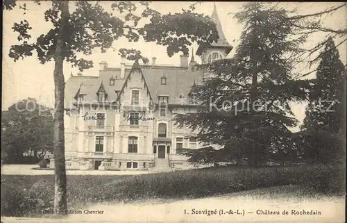 Souvigne d Indre et Loire Chateau de Rochedain Schloss Kat. Souvigne