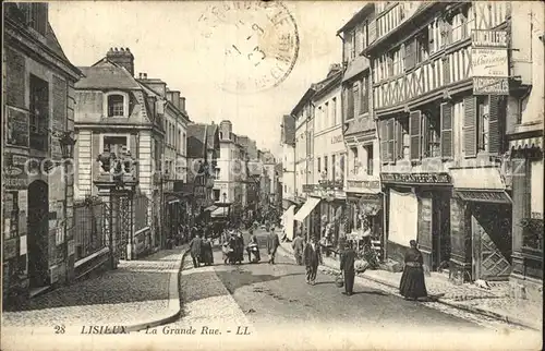 Lisieux La Grande Rue Kat. Lisieux