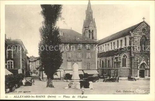 Allevard les Bains Isere Place de l Eglise Monument Kat. Allevard