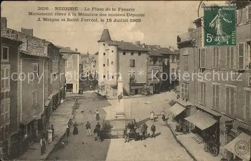 Brioude Place de la Fenerie Monument Kat. Brioude