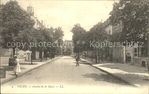 Vichy Allier Avenue de la Gare Kat. Vichy