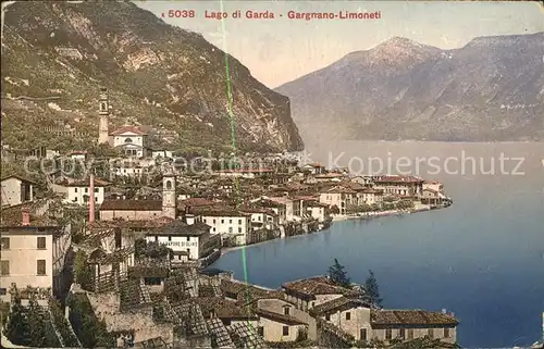 Gargnano Lago di Garda mit Limoneti Kat. Italien