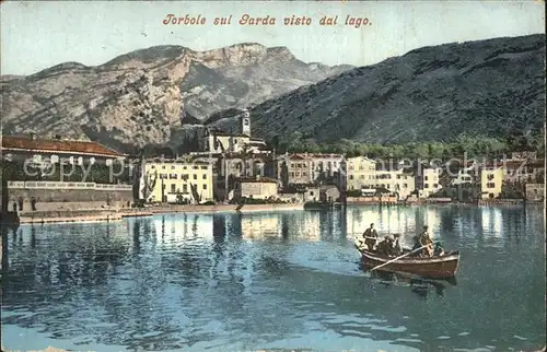 Torbole Lago di Garda Teilansicht  Kat. Italien