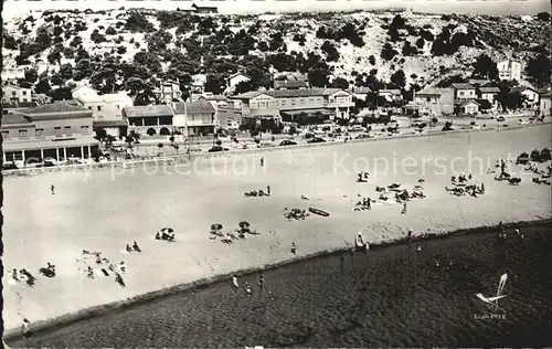 Leucate Fliegeraufnahme Strand Kat. Leucate