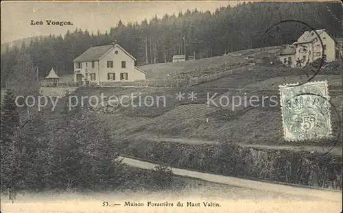 Vogesen Vosges Region Maison Forestere du Haut Valtin Kat. Gerardmer