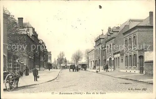 Avesnes Rue de la Gare Kat. Avesnes