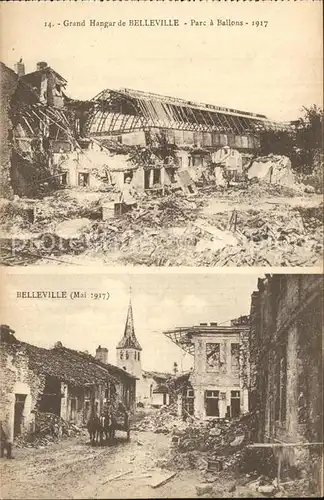 Belleville sur Loire Ruinen Zerstoerter Hangar Kat. Belleville sur Loire