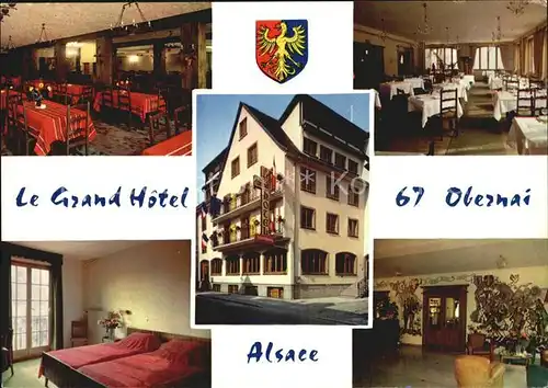 Obernai Bas Rhin Le Grand Hotel  Kat. Obernai