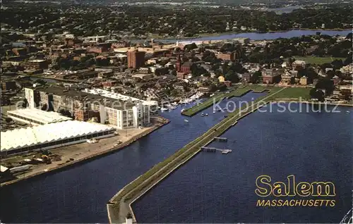 Salem Massachusetts Fliegeraufnahme Kat. Salem