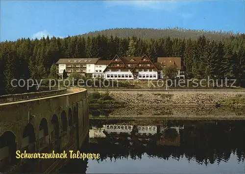 Forbach Baden Schwarzenbach Talsperre Kat. Forbach